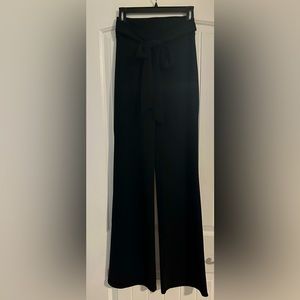 Black wide legged pants